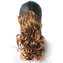 High Quality Synthetic 14.57" Beautiful Curly Dark Brown Ponytail