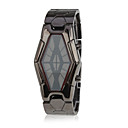 Novelty Men's LED Digital Wrist Watch with Grey Alloy Band