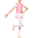 Dacewear Spandex Performance Short Sleeve Ballet Dresses For Kids More Colors