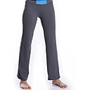yogayf frescos aptitud del yoga de algodón usar pantalón gris oscuro yoga deportivo con línea azul