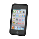 Protective Silicone Back Case for iPod Touch 4 (Black)