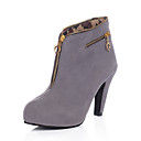 Suede Upper Stiletto Heel Ankle Boots With Zipper Party/ Evening Shoes More Colors Available