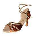 Satin/Leatherette Upper Women High Heel Latin Dance Shoes Ballroom Practice Shoes