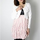 Langarm Baumwolle mit Sicke / Rüschen Hochzeit / Party Jacke / wrap