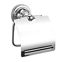 chromen afwerking toilet / tissue houder met deksel