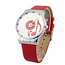 Fabulous Ladies' Quartz Movement PU Round Wrist Watch(More Colors)