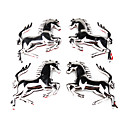 adesivo emblema do carro - cavalo 4pcs
