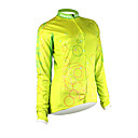 chaqueta Santic-mujer en bicicleta con un 100% poliéster de invierno 2011 de color amarillo