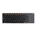 Rapoo e2700 usb wireless tastiera touchpad multimediale (nero)