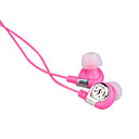 Lovely Noise Isolation In-Ear Stereo Earphones(Pink 3.5mm Jack / 112cm Cable)