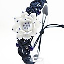 bellissimo fiore di loto bracciale in ceramica