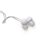 Noise Isolation In-Ear Stereo Earphones(White 3.5mm Jack / 112cm Cable)