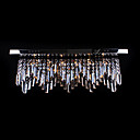 cristal semi montaje empotrado con 8 luces en el rectángulo