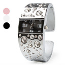 Orologio-bracciale da donna, cinturino in lega