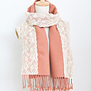 TS Lace Embroidered Wool Scarf