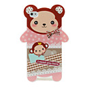 Cuty Cartoon Protective Hard Back Case for iPhone 4 (Pink)