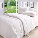 White Polyester Solid 300 Thread Count Full/Queen-size Down Alternative