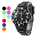 Plastic Band Quartz Wrist Watch