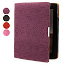 estilo de piel de serpiente-patrón pu estuche de cuero para iPad 2
