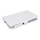 7 polegadas tablet pc estojo de couro artificial com suporte para EPAD / zpad / dropad / ebook reader (branco)