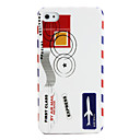 Protective Polycarbonate Case for iPhone 4 and 4S (Air Mail Pattern)
