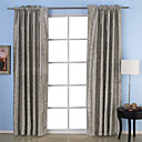 (Two Panels) Memory Embossed Blackout Thermal Curtains