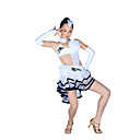 enfants chinlon avec strass / robe fleur latin spectacle de danse