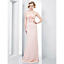 Chiffon Sheath/Column Sweetheart Floor-length Evening Dress inspired by Naya Rivera at Golden Globe Award