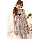 mousseline gaine / colonne v-cou sundress taille empire
