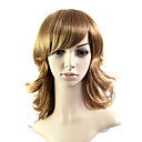 capless longueur moyenne de la chaleur 100% convivial fibre naturelle perruque de cheveux regard