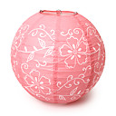 14 "lanterna de papel floral de impressão (cores mais)