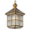 gouden 1 - licht hanglamp in huis vorm