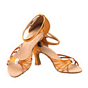 cetim saltos tornozelo tira Latina / sapatos de dança de salão de desempenho para as mulheres (mais cores disponíveis)