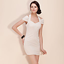 TS Halter Wrapped Sheath Dress (More Colors)