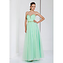 Sheath/Column Sweetheart Floor-length Tulle Evening Dress