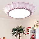 plafoniera in acciaio inox in ombra bianca a forma di fiore
