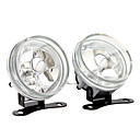 H3 55W Halogen Light Bulb 1000-LM 3000K Yellow Car Fog Lights (Transparent Lens, 1 Pair)