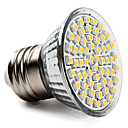 e27 3.5W 60x3528 SMD 400lm 2800-3200K warm wit licht led spot lamp (220-240v)