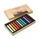 12 cores de cabelo cor de giz pastel