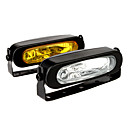 55W 3000K 1000-Lumen H3 Halogen Bulb Transparent Car Fog Lights (DC 9~19V, 1 Pair)