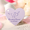 personalizado coração tag favor em forma - coração com seta (conjunto de 60)