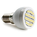 e14 1-1.5w 24x3528 SMD 50-60lm 2800-3200K warmes weißes Licht LED Spot Lampe (230v)