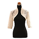 3/4-Length Sleeve Lace Wedding Jacket / Special Occasion Wrap