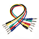 dt cavo audio cavo di collegamento con dc01 6pcs di 1/4 "mono 1/4" mono a 0,6 metro