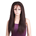 Lace Front 100% Indian Remy Hair Long Yaki Straight Hair Wig