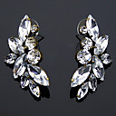 Fashion Clear Rhinestone Alloy Earrings