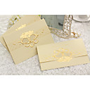 elegante gouden bruiloft bruiloft uitnodiging - set van 50