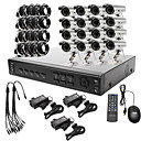Ultra Low Price 16CH CCTV DVR Kit (H. 264, 16 Outdoor Waterproof Color Cameras)