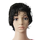 Capless High Quality Synthetic Black Color Curly Wig