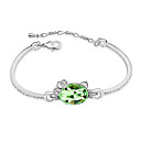 14mm x 12mm Crystal High Quality Alloy Bracelets (More Colors)